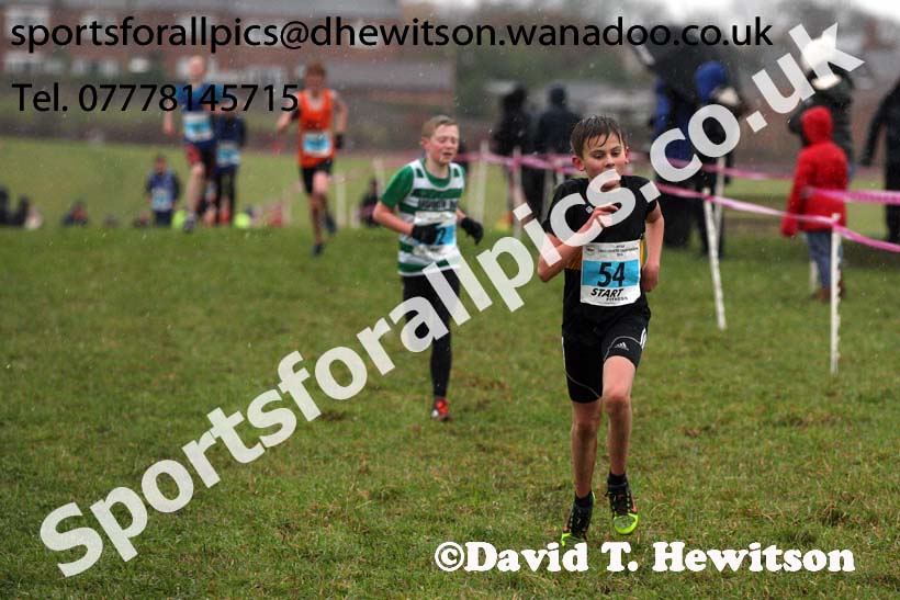 Boys under-13s North Eastern Cross Country, Sedgefield, County Durham. Photo: David T. Hewitson/Sports for All Pics